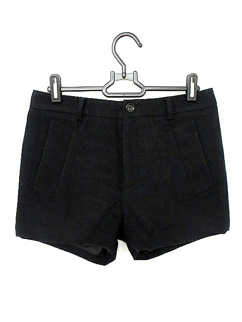 【中古】 エディション Edition トゥモローランド パンツ ショート 36 黒 ブラック /AKK6 レディース 【ベクトル 古着】 190401