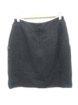 【中古】プロポーション ボディドレッシング PROPORTION BODY DRESSING タイトスカート ミニ ツイード 3 黒 ブラック /KB レディース 【ベクトル 古着】 200207 ベクトルプレミアム店