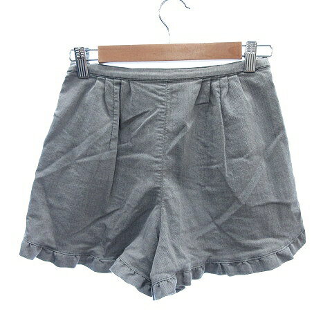 【中古】ミーアンドミークチュール ME&ME couture ショートパンツ フリル 2 グレー /AU レディース 【ベクトル 古着】 200619 ベクトルプレミアム店