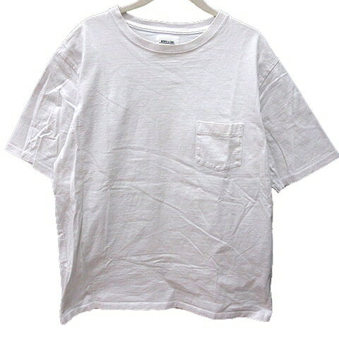 【中古】モリス＆サンズ MORRIS＆SONS カットソー Tシャツ Uネック 半袖 3 白 ホワイト /RT レディース 【ベクトル 古着】 250206
