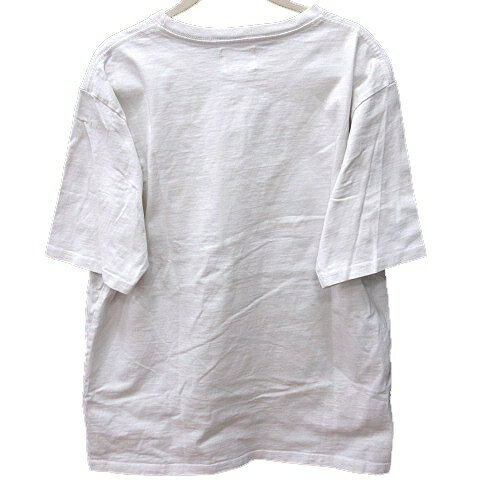 【中古】モリス＆サンズ MORRIS＆SONS カットソー Tシャツ Uネック 半袖 3 白 ホワイト /RT レディース 【ベクトル 古着】 250206