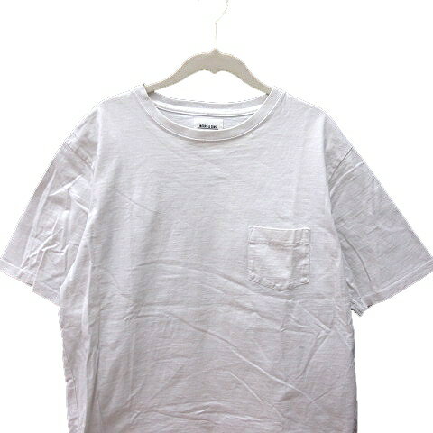 【中古】モリス＆サンズ MORRIS＆SONS カットソー Tシャツ Uネック 半袖 3 白 ホワイト /RT レディース 【ベクトル 古着】 250206