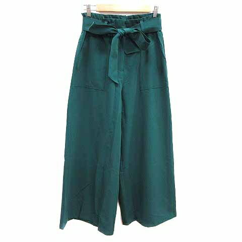 【中古】アーバンリサーチ URBAN RESEARCH items ワイドパンツ ウエストマーク F 緑 グリーン /YK ■MO レディース 【ベクトル 古着】 250212 【中古】アーバンリサーチ URBAN RESEARCH items ワイドパンツ ウエストマーク F 緑 グリーン /YK ■MO レディース 【ベクトル 古着】 250212