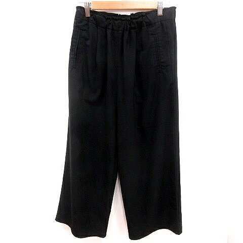 【中古】シンプリシテェ SIMPLICITE パンツ スラックス 黒 ブラック /RT ■MO レディース 【ベクトル 古着】 240118