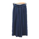 【中古】アズールバイマウジー AZUL by moussy ワイドパンツ ロング イージパンツ M 紺 ネイビー /CT ■MO レディース 【ベクトル 古着】 240419(4)