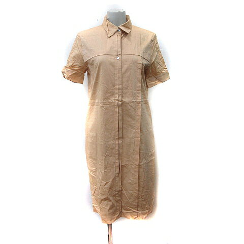 【中古】ジャンニ ロ ジュディチェ GIANNI LO GIUDICE シャツワンピース ロング 半袖 42 オレンジベージュ /YI レディース 【ベクトル 古着】 240619 【中古】ジャンニ ロ ジュディチェ GIANNI LO GIUDICE シャツワンピース ロング 半袖 42 オレンジベージュ /YI レディース 【ベクトル 古着】 240619