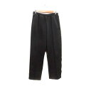 【中古】クティール kutir パンツ ジャージ ライン M 黒 ブラック /YK レディース 【ベクトル 古着】 240608