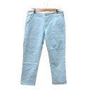 【中古】ストラ Stola. テーパードパンツ 40 水色 ライトブルー /MN レディース 【ベクトル 古着】 240611