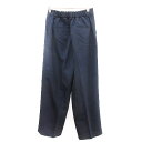 【中古】N.Natural Beauty Basic N.ナチュラルビューティーベーシック ワイドパンツ イージー センタープレス M 紺 ネイビー /AU ■MO レディース 【ベクトル 古着】 240620(4)