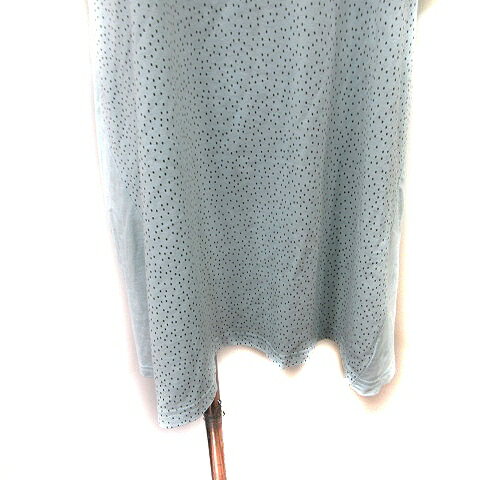 【中古】ゴールデンベア GOLDEN BEAR Tシャツワンピース ミニ 半袖 ドット ミントグリーン /YI レディース 【ベクトル 古着】 240625