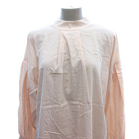 【中古】スタイルミキサー STYLEMIXER チュニック シャツ ブラウス ハイネック 長袖 F うすだいだい色 オレンジ /AU レディース 【ベクトル 古着】 240704