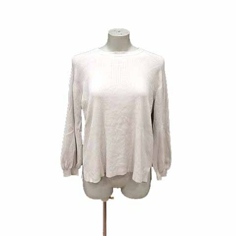 【中古】ケーティー キヨコ タカセ K.T KIYOKO TAKASE ニット カットソー 長袖 9 アイボリー 白 ホワイト /YK レディース 【ベクトル 古着】 240816 【中古】ケーティー キヨコ タカセ K.T KIYOKO TAKASE ニット カットソー 長袖 9 アイボリー 白 ホワイト /YK レディース 【ベクトル 古着】 240816