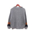 【中古】アズールバイマウジー AZUL by moussy ニット セーター ハイネック 切替 シャギー 長袖 M グレー /YK レディース 【ベクトル 古着】 240816(4)
