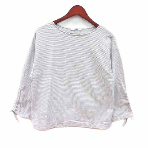 【中古】ジャーナルスタンダード レリューム JOURNAL STANDARD relume カットソー 長袖 F ライトグレー /YK レディース 【ベクトル 古着】 241111