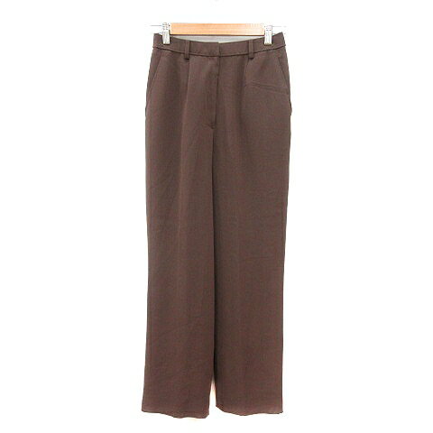 【中古】バンベール VINVERT ストレートパンツ 7AR S 茶 ブラウン /MN レディース 【ベクトル 古着】 240919 【中古】バンベール VINVERT ストレートパンツ 7AR S 茶 ブラウン /MN レディース 【ベクトル 古着】 240919