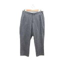 【中古】イネド INED テーパードパンツ クロップド ウール 15 XXL グレー /YK ■MO レディース 【ベクトル 古着】 240922