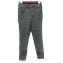 【中古】ロペピクニック ROPE Picnic スキニーパンツ グレンチェック 36 S 黒 ブラック グレー /YI ■MO レディース 【ベクトル 古着】 ...