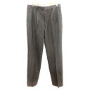 【中古】ダックス DAKS パンツ スラックス センタープレス ウール 茶 ブラウン /AU レディース 【ベクトル 古着】 241023