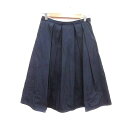 【中古】アーバンリサーチ ドアーズ URBAN RESEARCH DOORS フレアスカート ミモレ ロング ONE 紺 ネイビー /YK レディース 【ベクトル 古着】 241020(4)