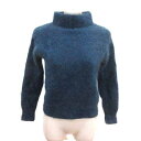 【中古】ルシェルブルー LE CIEL BLEU ニット セーター シャギー ハイカット 長袖 ウール F 青 ダークブルー /YK レディース 【ベクトル 古着】 241205(4)
