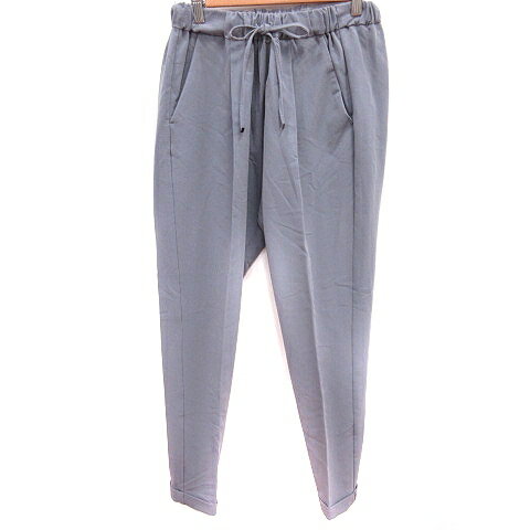 【中古】アーバンリサーチ ドアーズ URBAN RESEARCH DOORS テーパードパンツ ウエストマーク 36 グレー /RT レディース 【ベクトル 古着】 241106