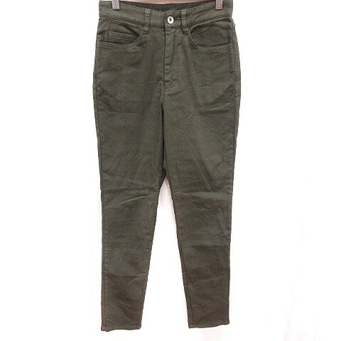 【中古】アーバンリサーチ URBAN RESEARCH パンツ デニム ジーンズ ストレート ロング 36 カーキ /RT レディース 【ベクトル 古着】 241106