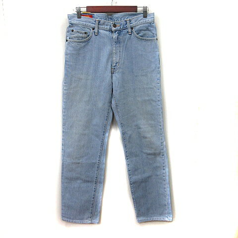 【中古】エドウィン EDWIN パンツ デニム ジーンズ ダメージ加工 32 M 青 ブルー /YI メンズ 【ベクトル 古着】 241114