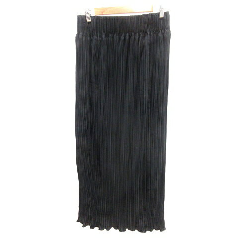 【中古】クラシカルエルフ classicalelf タイトスカート マキシ ロング リブ XL-XXL 黒 ブラック /AU レディース 【ベクトル 古着】 241120