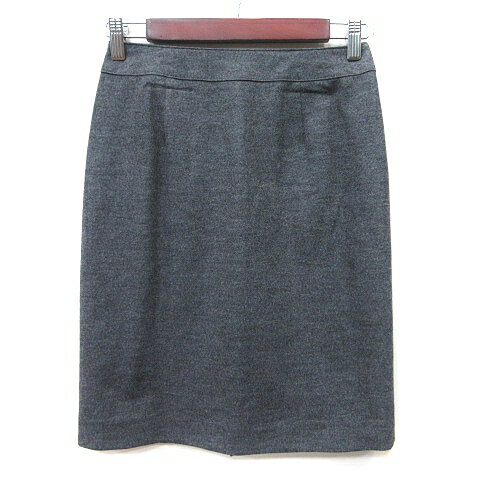【中古】アナイ ANAYI タイトスカート ひざ丈 ウール 36 S グレー /YI レディース 【ベクトル 古着】 241121