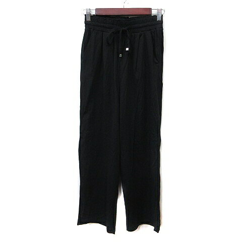 【中古】クラシカルエルフ CLASSICAL ELF ワイドパンツ ハイウエスト S 黒 ブラック /YI レディース 【ベクトル 古着】 241209