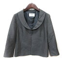 【中古】ペイトンプレイス PEYTON PLACE ジャケット ラウンドカラー 総裏地 S グレー /YI レディース 【ベクトル 古着】 241227(4)