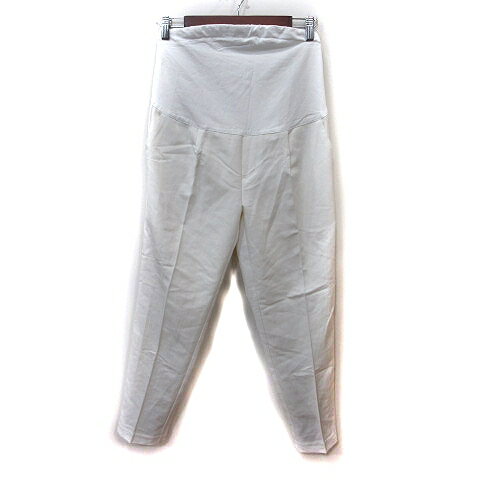 【中古】アルマデザイン Alma Design マタニティウェア スラックスパンツ M 白 ホワイト /YI レディース 【ベクトル 古着】 241227 【中古】アルマデザイン Alma Design マタニティウェア スラックスパンツ M 白 ホワイト /YI レディース 【ベクトル 古着】 241227