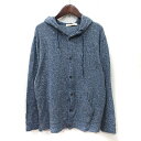【中古】グローバルワーク GLOBAL WORK ジャケット パーカー 総柄 L 紺 ネイビー /YI メンズ 【ベクトル 古着】 250121