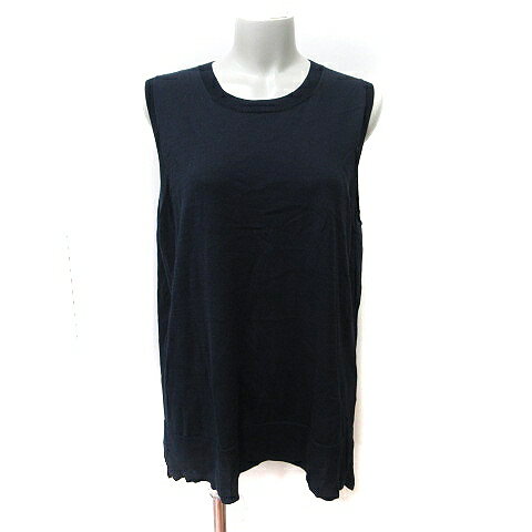 【中古】ラエフ la.f... チュニック カットソー ノースリーブ 44 XL 紺 ネイビー /YI レディース 【ベクトル 古着】 250128 【中古】ラエフ la.f... チュニック カットソー ノースリーブ 44 XL 紺 ネイビー /YI レディース 【ベクトル 古着】 250128