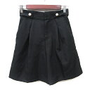 【中古】ジルバイジルスチュアート JILL by JILLSTUART パンツ キュロット コットンパール S 黒 ブラック /YI レディース 【ベクトル 古...