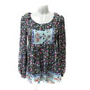 【中古】ジルバイジルスチュアート JILL by JILLSTUART チュニック 長袖 花柄 S マルチカラー /YI レディース 【ベクトル 古着】 250131(4)