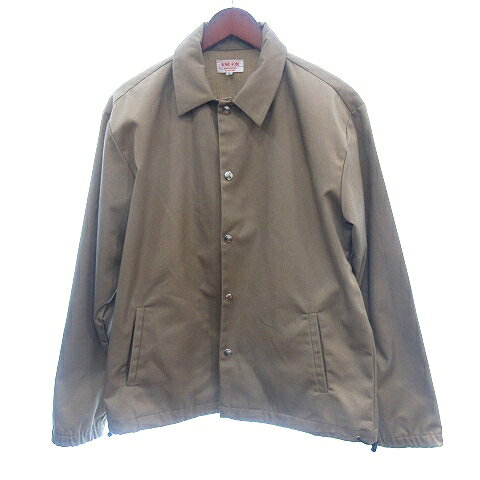 【中古】ワードローブ WARDROBE ステンカラージャケット ジャンパー M ベージュ /AU ●RY メンズ 【ベクトル 古着】 250131