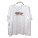 【中古】ディスコート Discoat カットソー Tシャツ クルーネック 刺繍 半袖 M 白 ホワイト /MN レディース 【ベクトル 古着】 250205