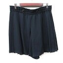 【中古】ペイトンプレイス PEYTON PLACE パンツ キュロット シフォン 13B XL 紺 ネイビー /YI レディース 【ベクトル 古着】 25021...