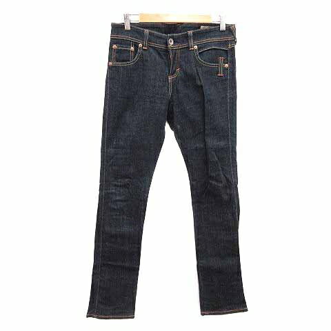 【中古】エドウィン EDWIN 503 デニムパンツ ジーンズ スキニー 29×32 L インディゴ /YK レディース 【ベクトル 古着】 250215
