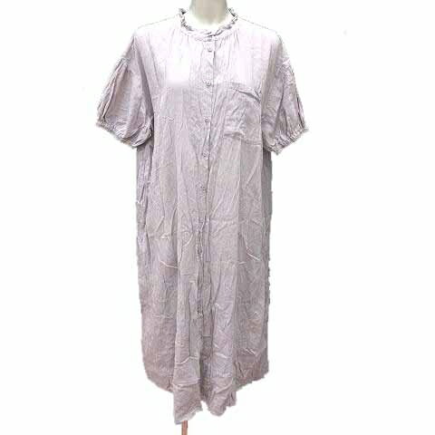 【中古】エヘカソポ サマンサモスモス ehka sopo SM2 シャツワンピース ひざ丈 半袖 F 紫 ライトパープル /YK レディース 【ベクトル 古着】 250409 【中古】エヘカソポ サマンサモスモス ehka sopo SM2 シャツワンピース ひざ丈 半袖 F 紫 ライトパープル /YK レディース 【ベクトル 古着】 250409