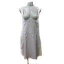 【中古】アナトリエ ANATELIER ジャンパースカート ワンピース ひざ丈 38 M ベージュ /YI レディース 【ベクトル 古着】 250405