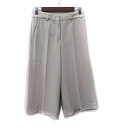 【中古】セオリー Theory ガウチョパンツ 0 XSベージュ /YI レディース 【ベクトル 古着】 250410