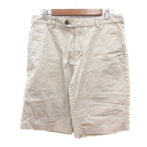 【中古】ブルックスブラザーズ BROOKS BROTHERS 346 ハーフパンツ ショート 33 L ベージュ /MN メンズ 【ベクトル 古着】 250403