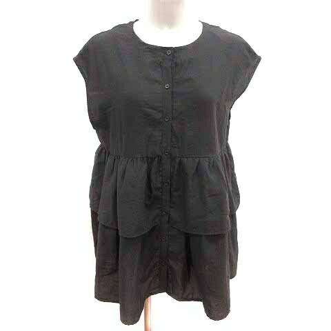 【中古】クラシカルエルフ CLASSICAL ELF シャツワンピース チュニック フレンチスリーブ M 黒 ブラック /YK レディース 【ベクトル 古着】 250402 【中古】クラシカルエルフ CLASSICAL ELF シャツワンピース チュニック フレンチスリーブ M 黒 ブラック /YK レディース 【ベクトル 古着】 250402