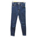 【中古】マウジー MOUSSY スキニーパンツ デニム 24 S インディゴ /YK レディース 【ベクトル 古着】 250404