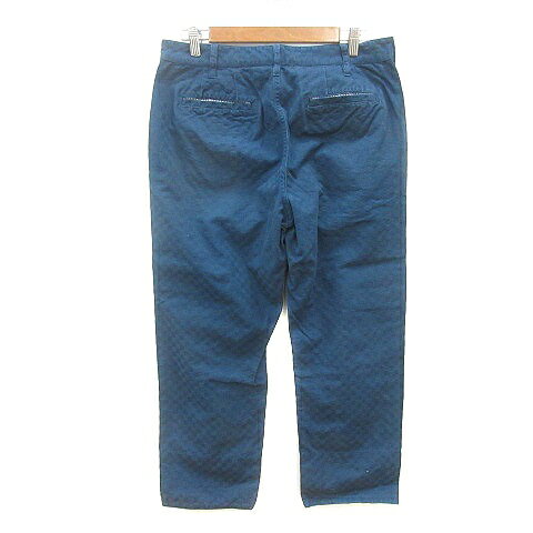 【中古】ビームスハート BEAMS HEART テーパードパンツ チェック M 紺 ネイビー /MN メンズ 【ベクトル 古着】 250404