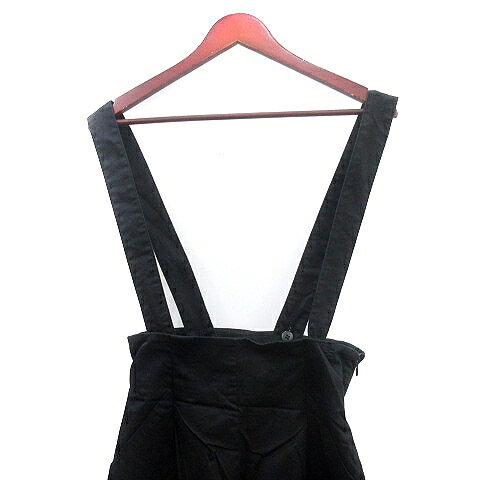 【中古】アーバンリサーチ URBAN RESEARCH パンツ サロペット オーバーオール ワイド 36 S 黒 ブラック /AU レディース 【ベクトル 古着】 250516