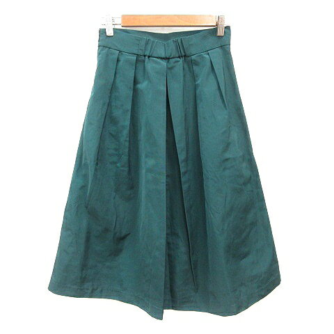 ブランド古着の買取販売ベクトルの【中古】オペークドットクリップ OPAQUE.CLIP フレアスカート ミモレ ロング 38 M 緑 グリーン /MN レディース 【ベクトル 古着】 250424｜アングル2