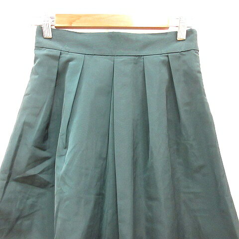 ブランド古着の買取販売ベクトルの【中古】オペークドットクリップ OPAQUE.CLIP フレアスカート ミモレ ロング 38 M 緑 グリーン /MN レディース 【ベクトル 古着】 250424｜アングル3